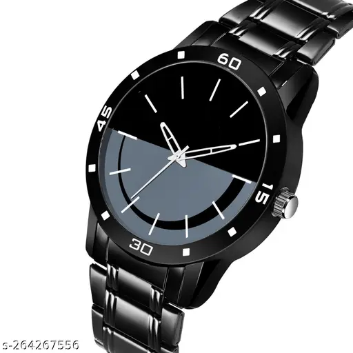 Jet black Analog Watch - for Men